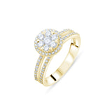 0.45 Carat Natural Diamond Ring – Fine Jewelry Design - Gold Stone Diamond