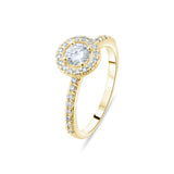 0.60 Carat Natural Diamond Ring – Elegant Fine Jewelry Design - Gold Stone Diamond