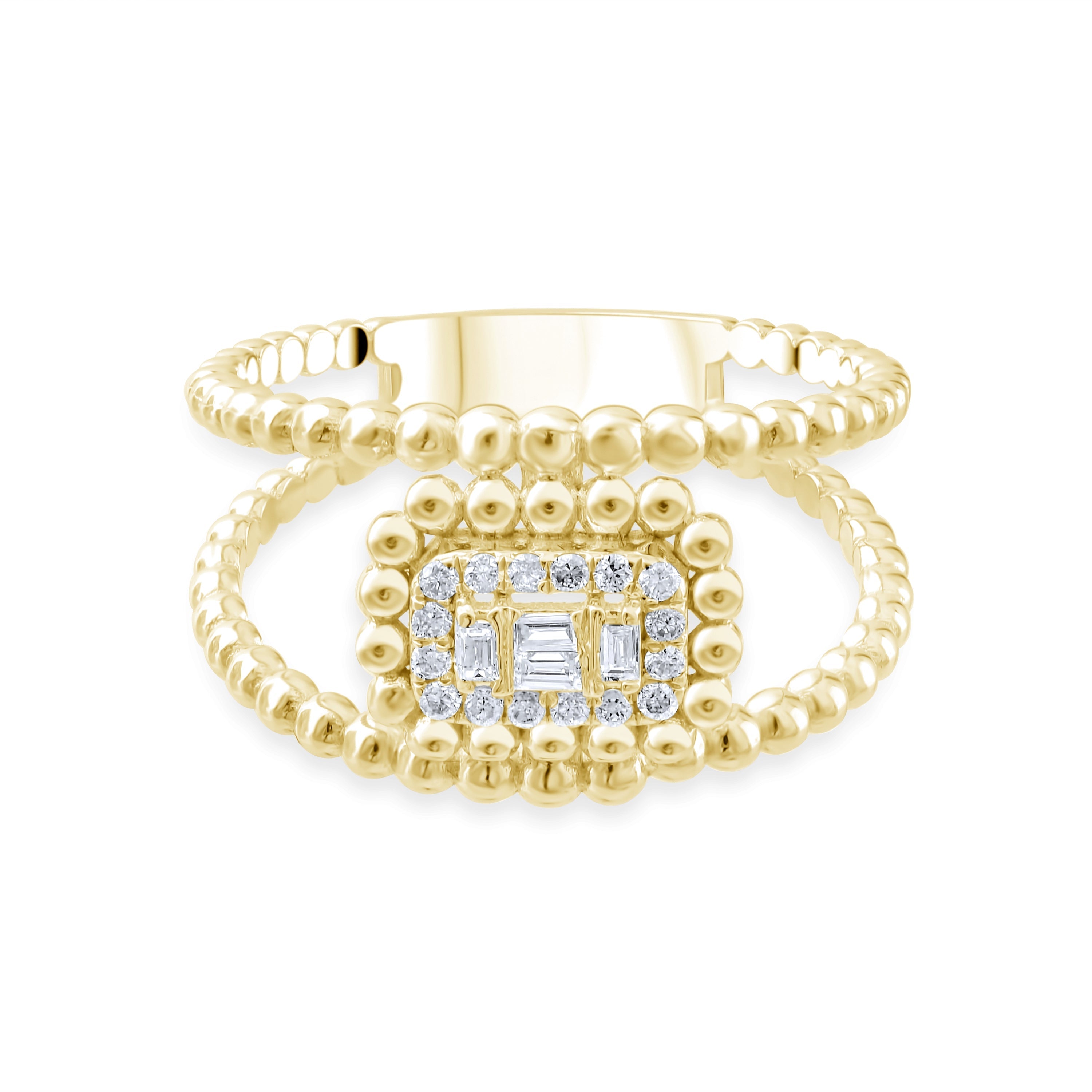 0.36 Carat Natural Diamond Ring – Elegant Fine Jewelry Design - Gold Stone Diamond