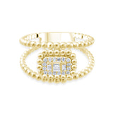 0.36 Carat Natural Diamond Ring – Elegant Fine Jewelry Design - Gold Stone Diamond