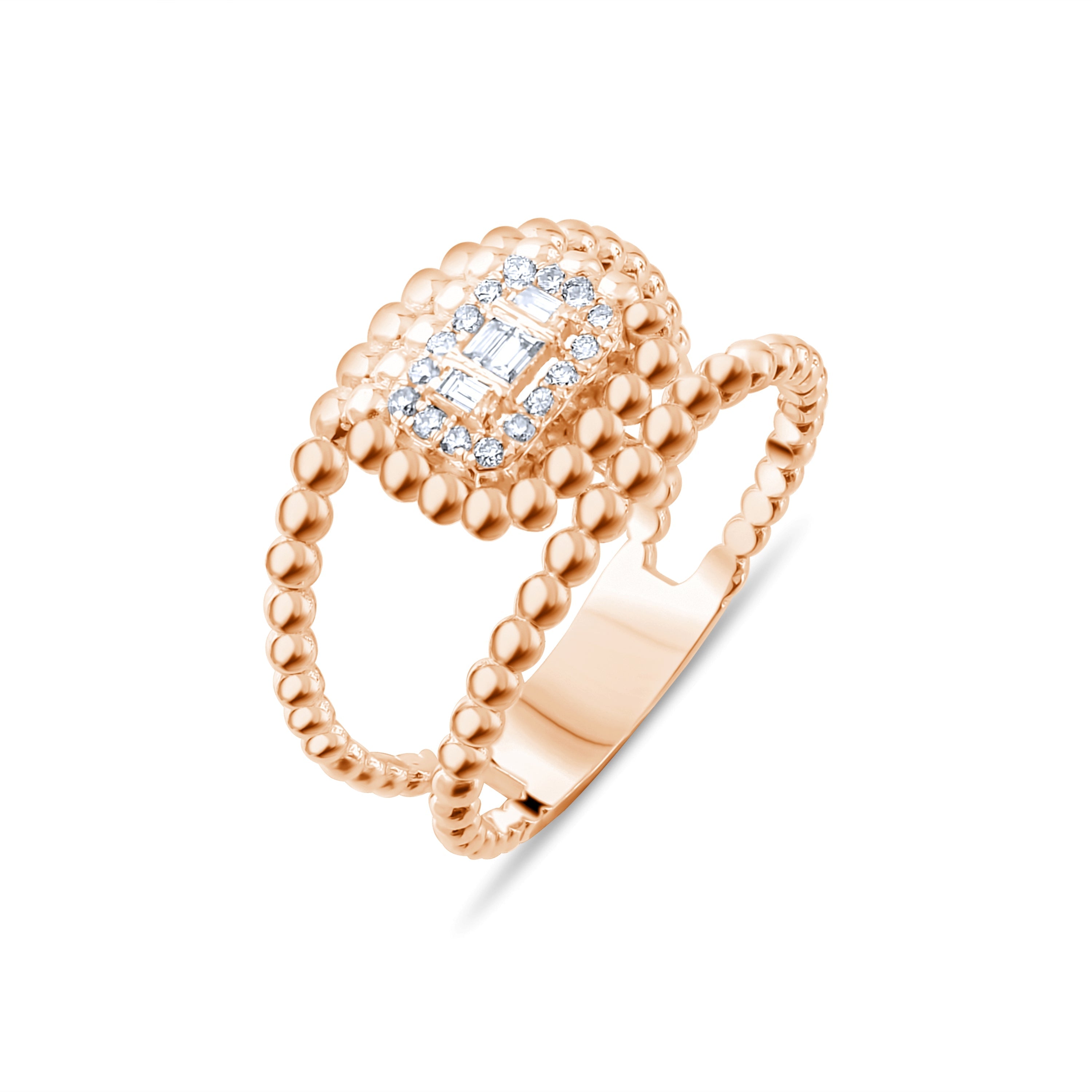 0.36 Carat Natural Diamond Ring – Elegant Fine Jewelry Design - Gold Stone Diamond