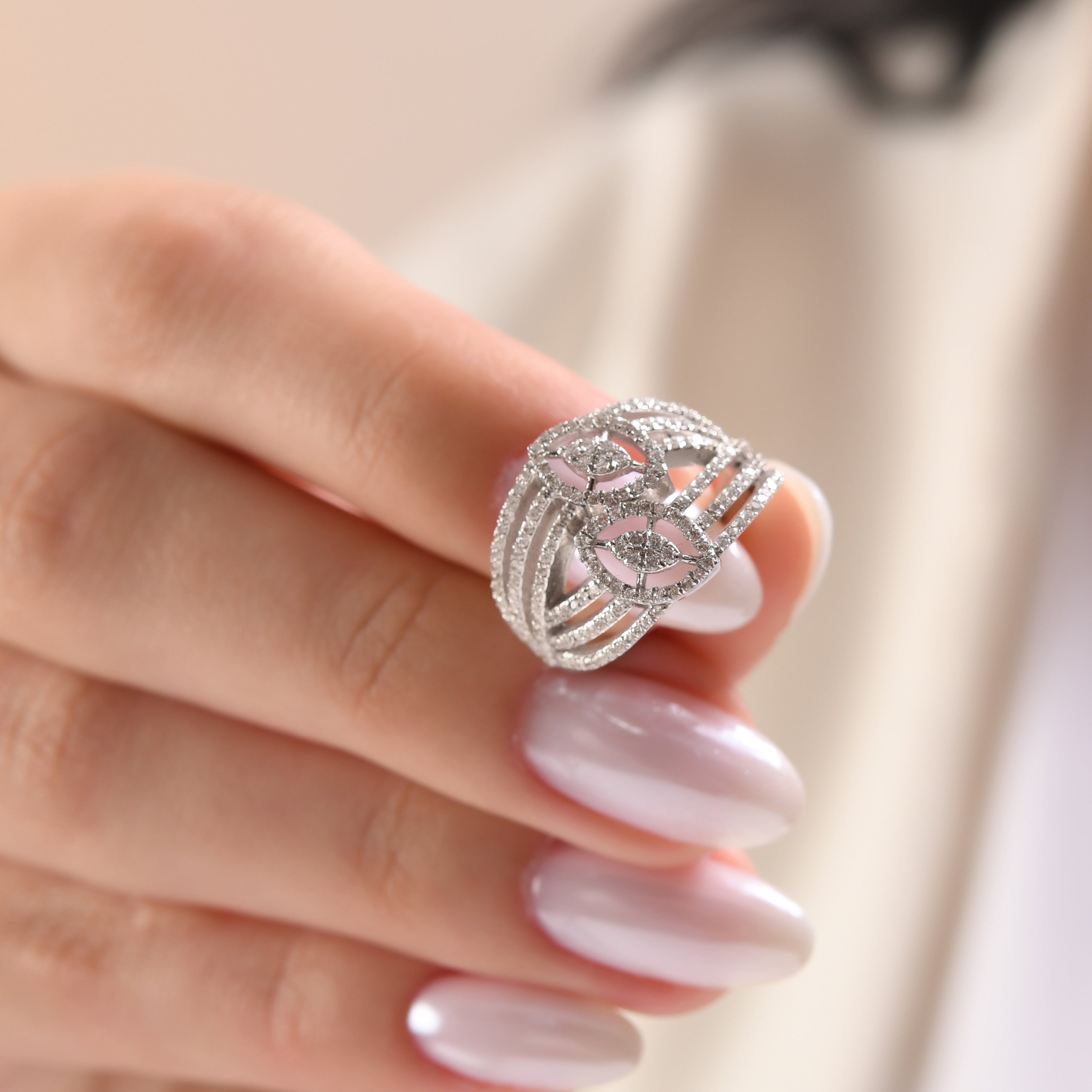 0.72 Carat Natural Diamond Ring – Elegant Fine Jewelry Design - Gold Stone Diamond