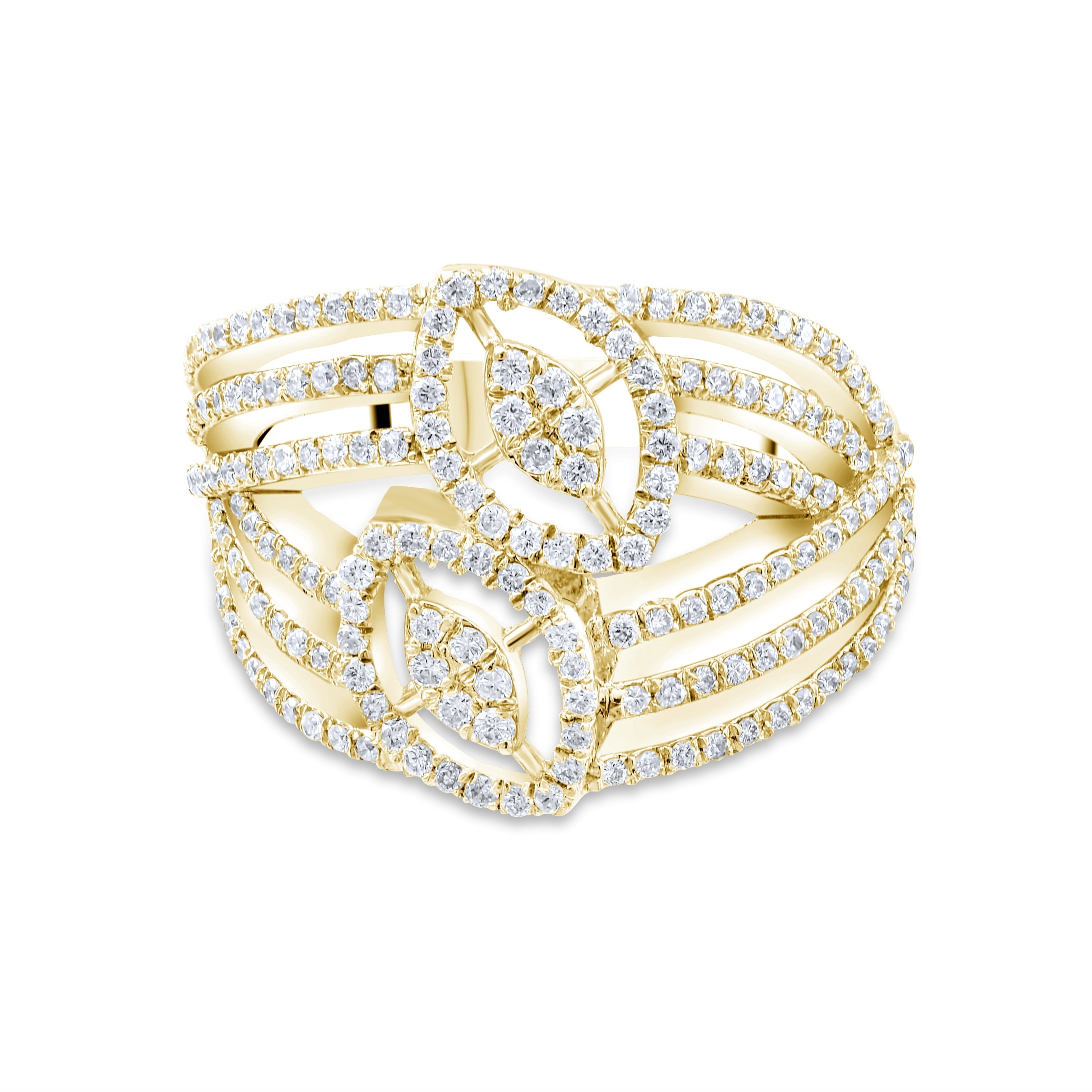 0.72 Carat Natural Diamond Ring – Elegant Fine Jewelry Design - Gold Stone Diamond