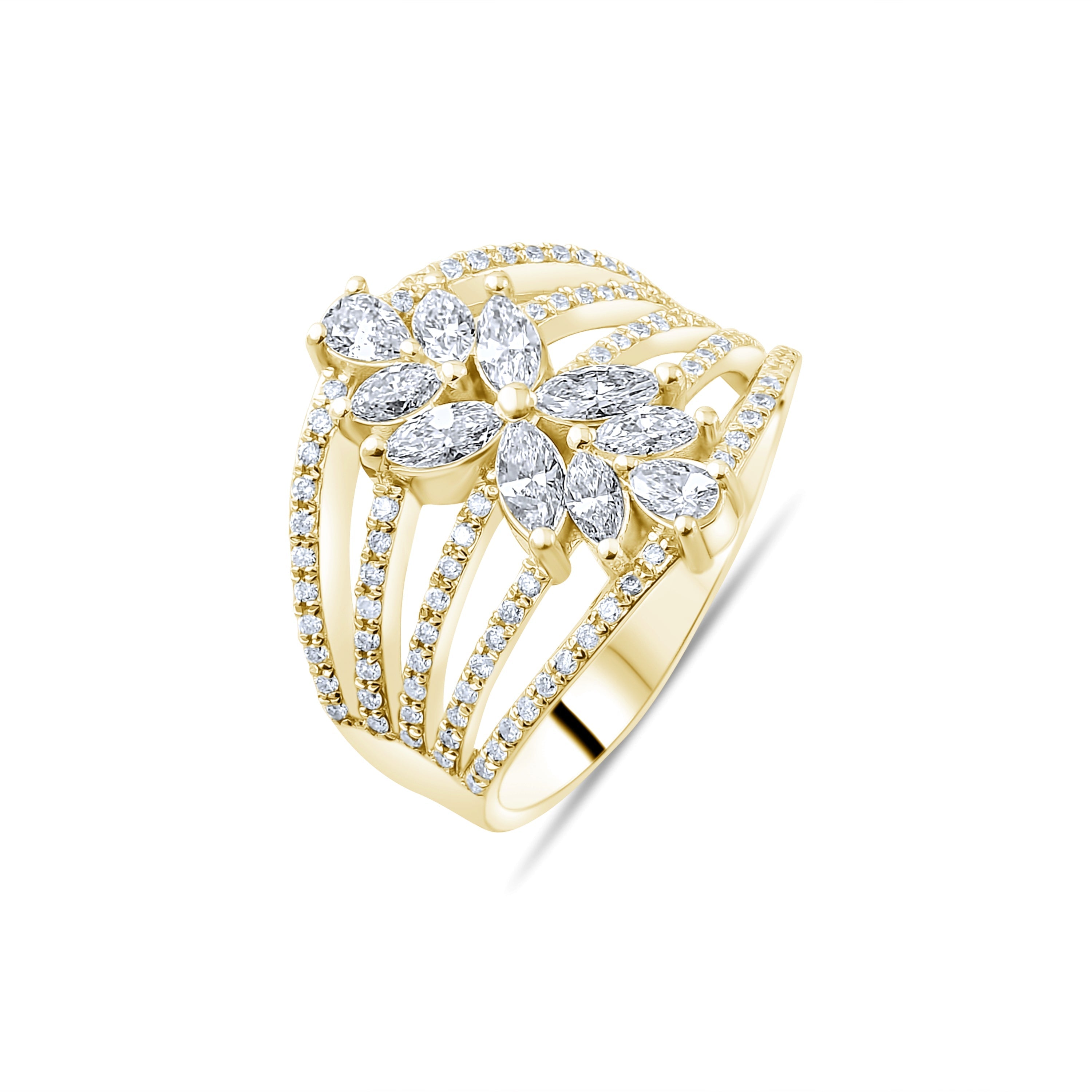1.22 Carat Natural Diamond Ring – Elegant Fine Jewelry Design - Gold Stone Diamond