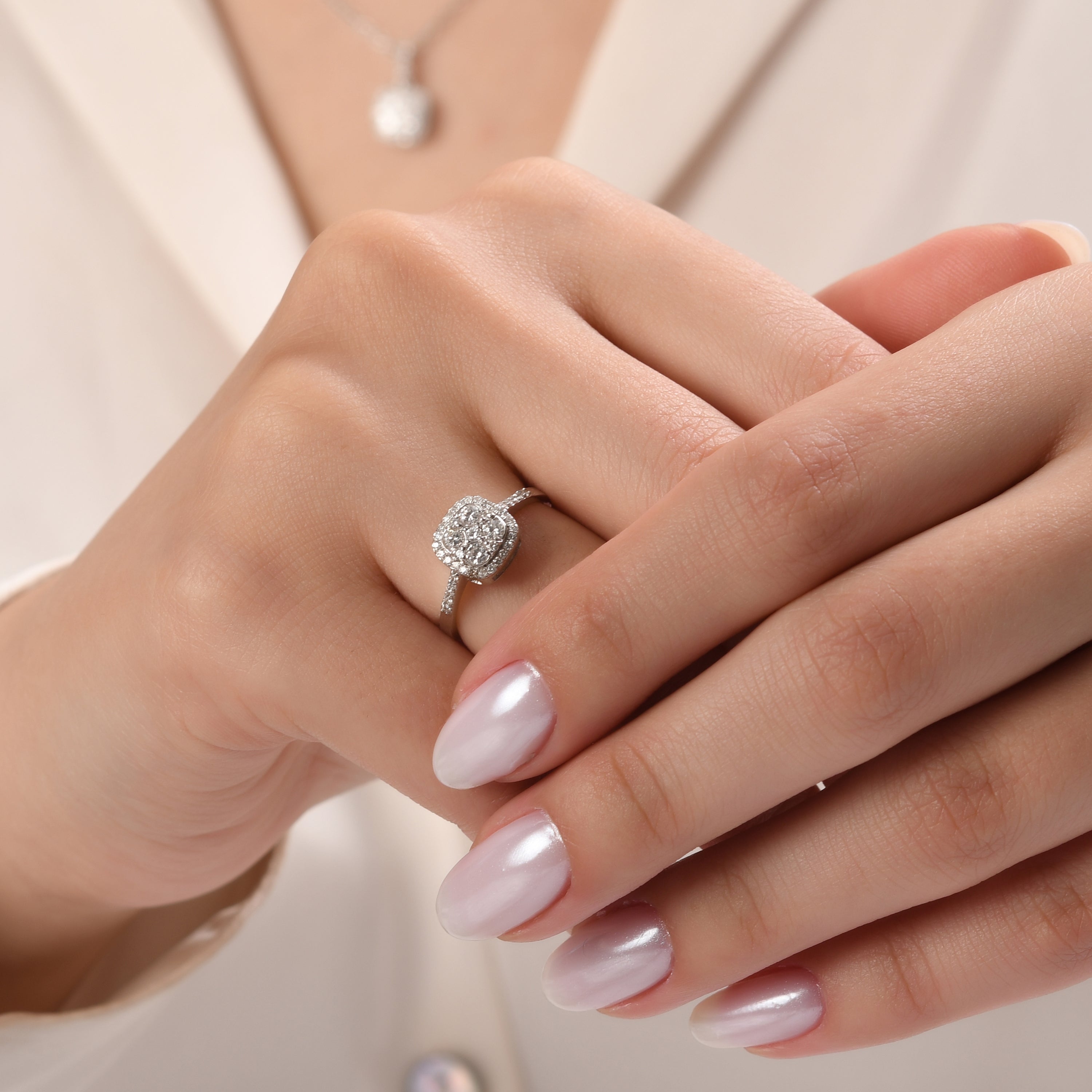 0.40 Carat Natural Diamond Ring – Elegant Fine Jewelry Design - Gold Stone Diamond
