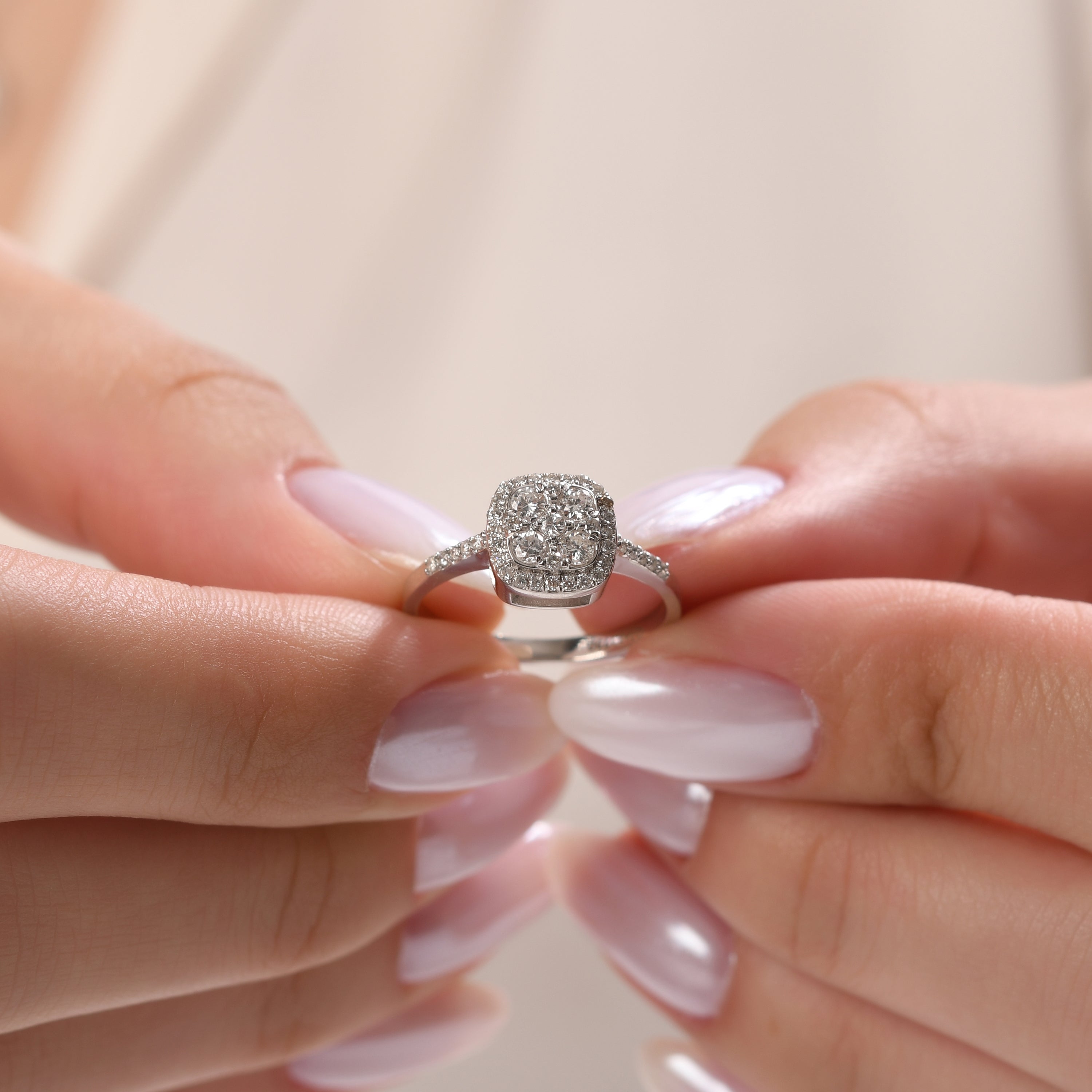 0.40 Carat Natural Diamond Ring – Elegant Fine Jewelry Design - Gold Stone Diamond