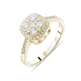 0.40 Carat Natural Diamond Ring – Elegant Fine Jewelry Design - Gold Stone Diamond