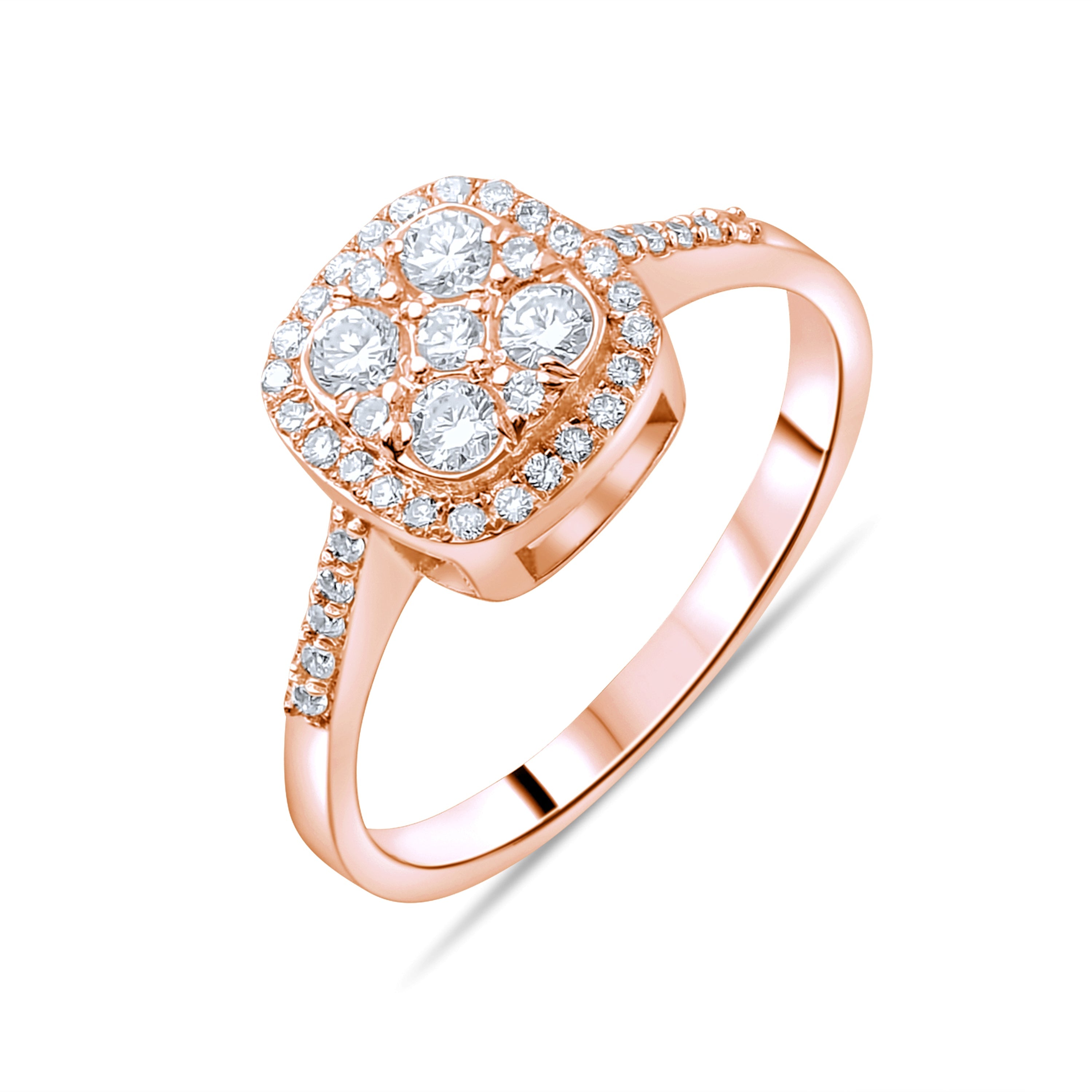 0.40 Carat Natural Diamond Ring – Elegant Fine Jewelry Design - Gold Stone Diamond