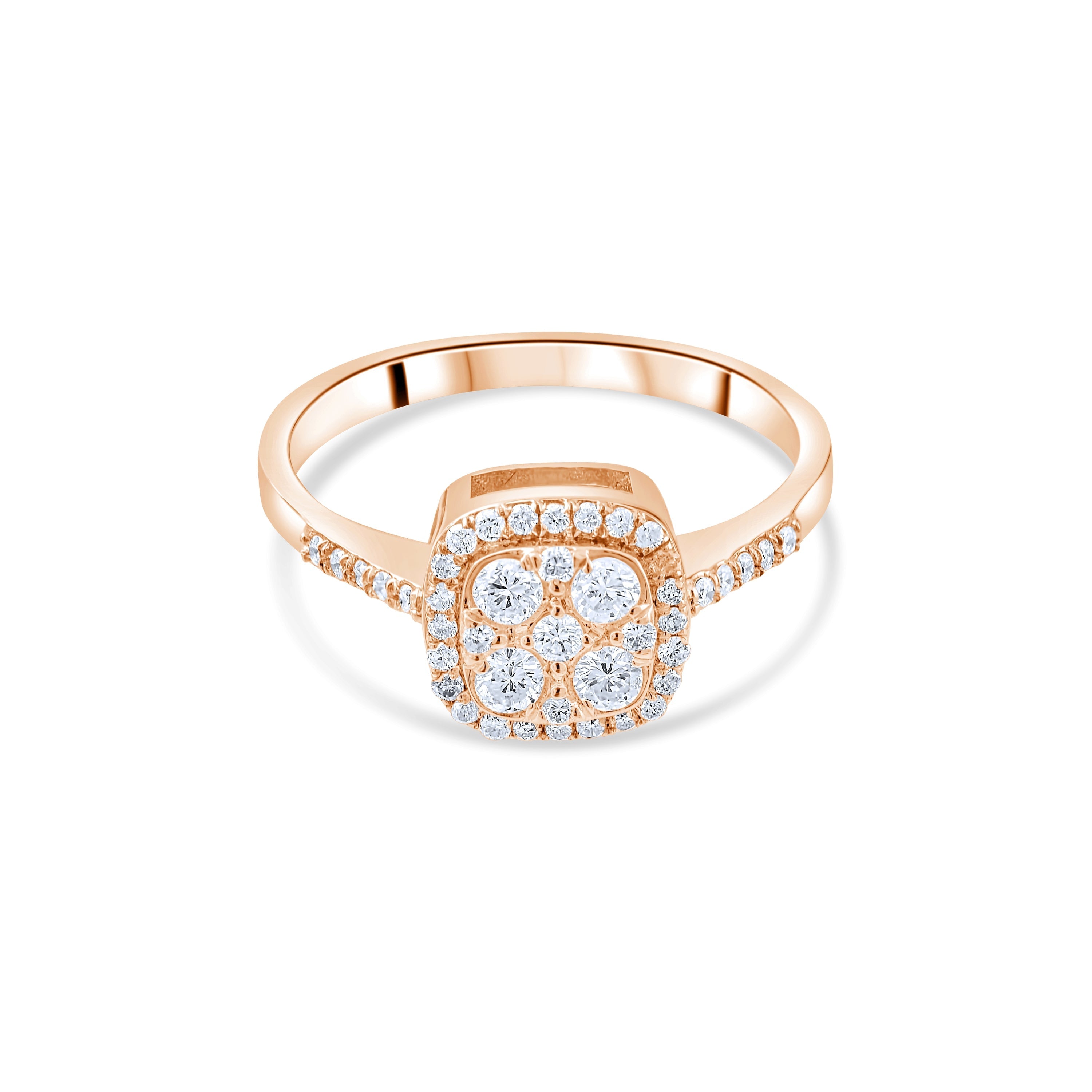0.40 Carat Natural Diamond Ring – Elegant Fine Jewelry Design - Gold Stone Diamond