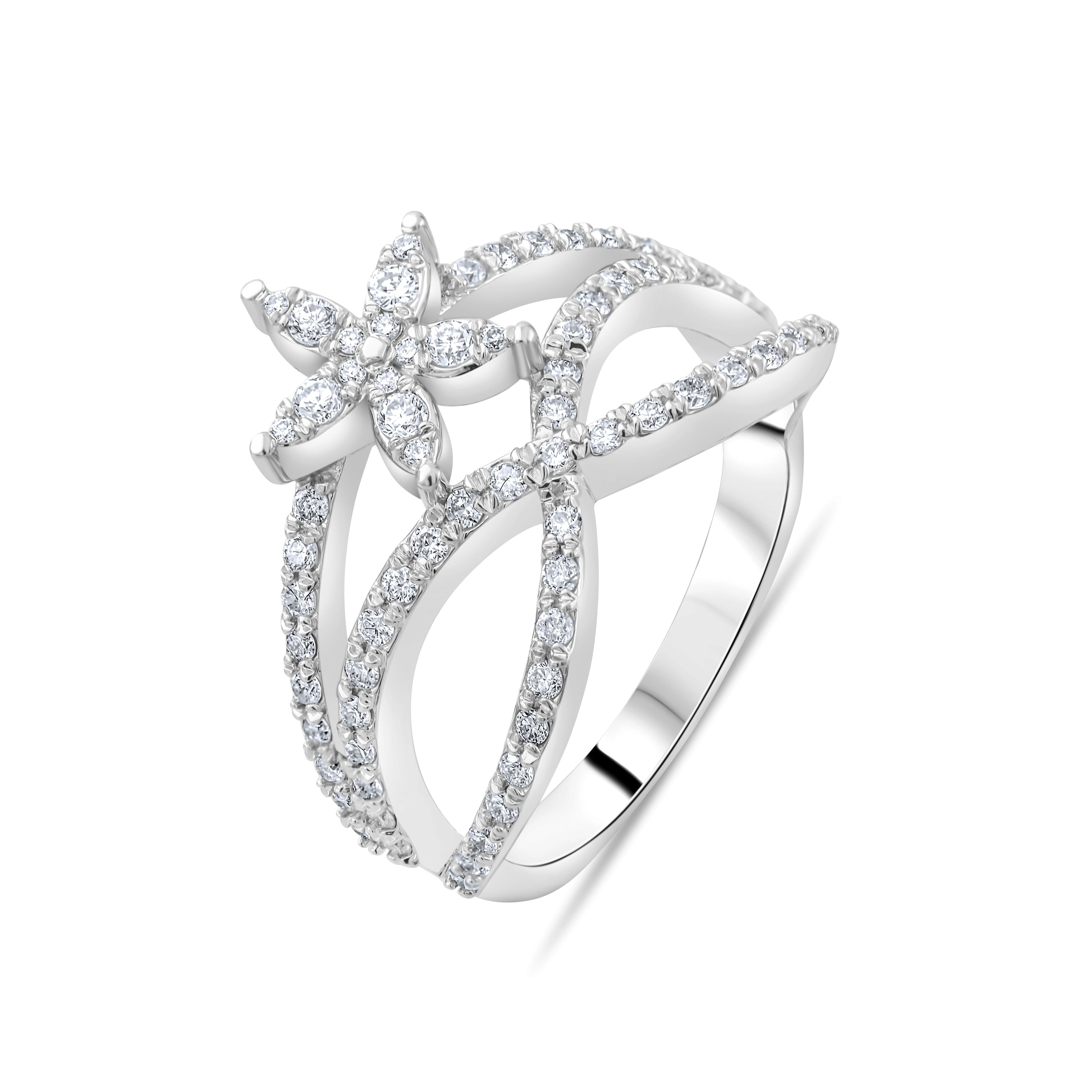 0.60 Carat Natural Diamond Ring – Elegant Fine Jewelry Design - Gold Stone Diamond