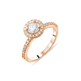 0.58 Carat Natural Diamond Ring – Elegant Fine Jewelry Design - Gold Stone Diamond