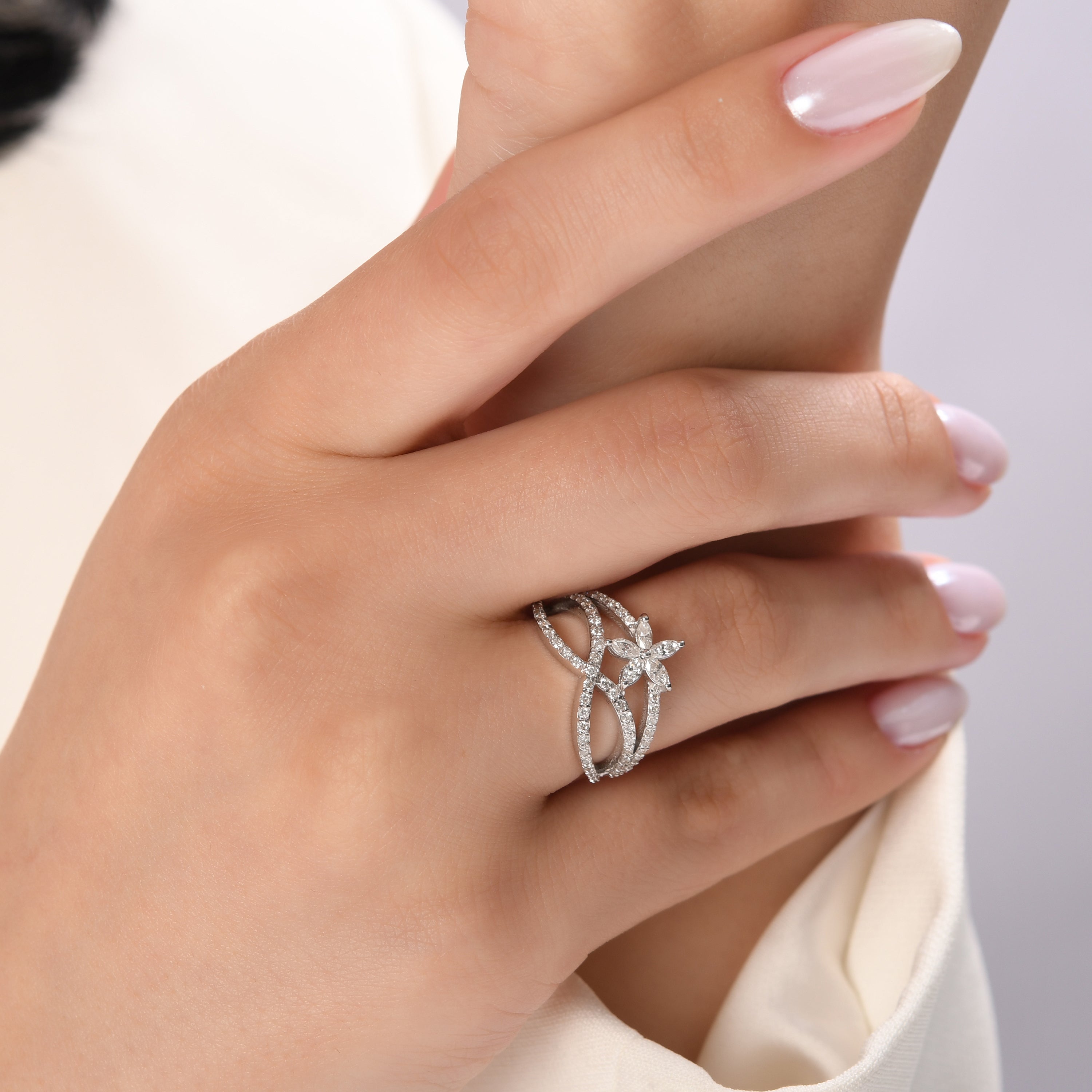 0.55 Carat Natural Diamond Ring – Elegant Fine Jewelry Design - Gold Stone Diamond