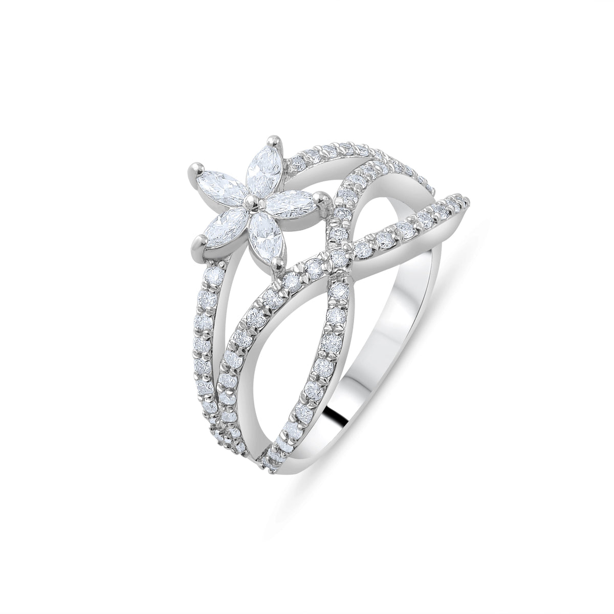 0.55 Carat Natural Diamond Ring – Elegant Fine Jewelry Design - Gold Stone Diamond