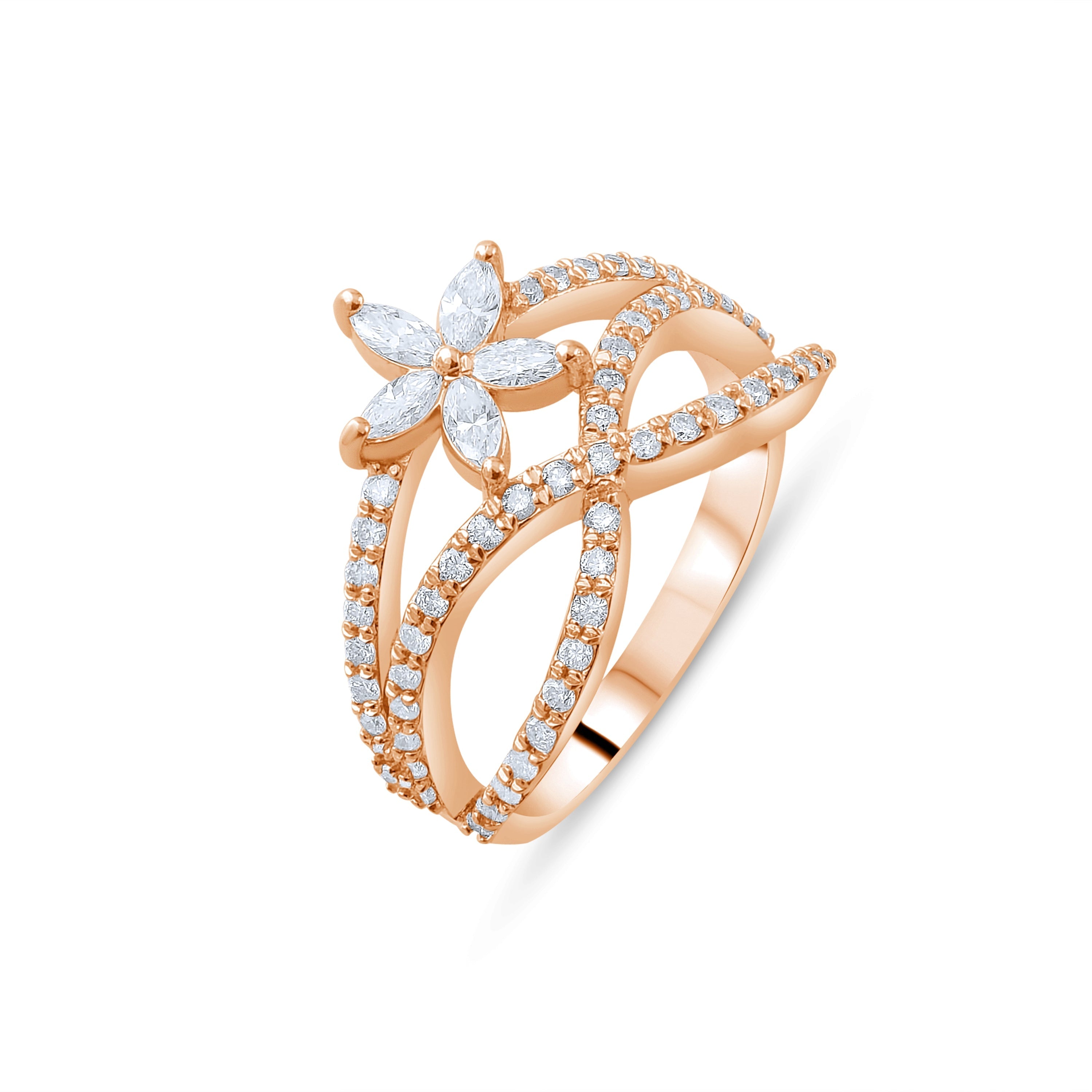 0.55 Carat Natural Diamond Ring – Elegant Fine Jewelry Design - Gold Stone Diamond