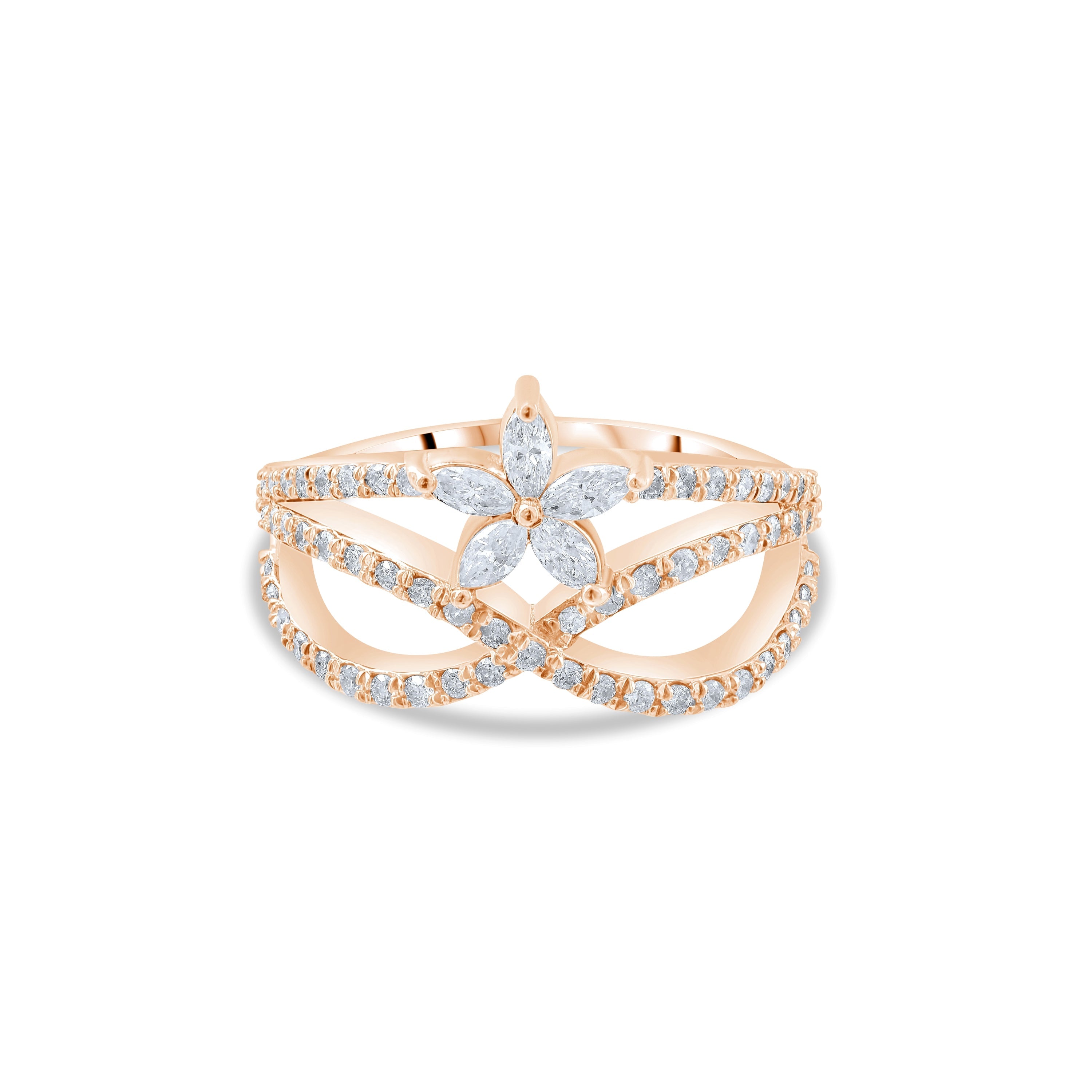 0.55 Carat Natural Diamond Ring – Elegant Fine Jewelry Design - Gold Stone Diamond