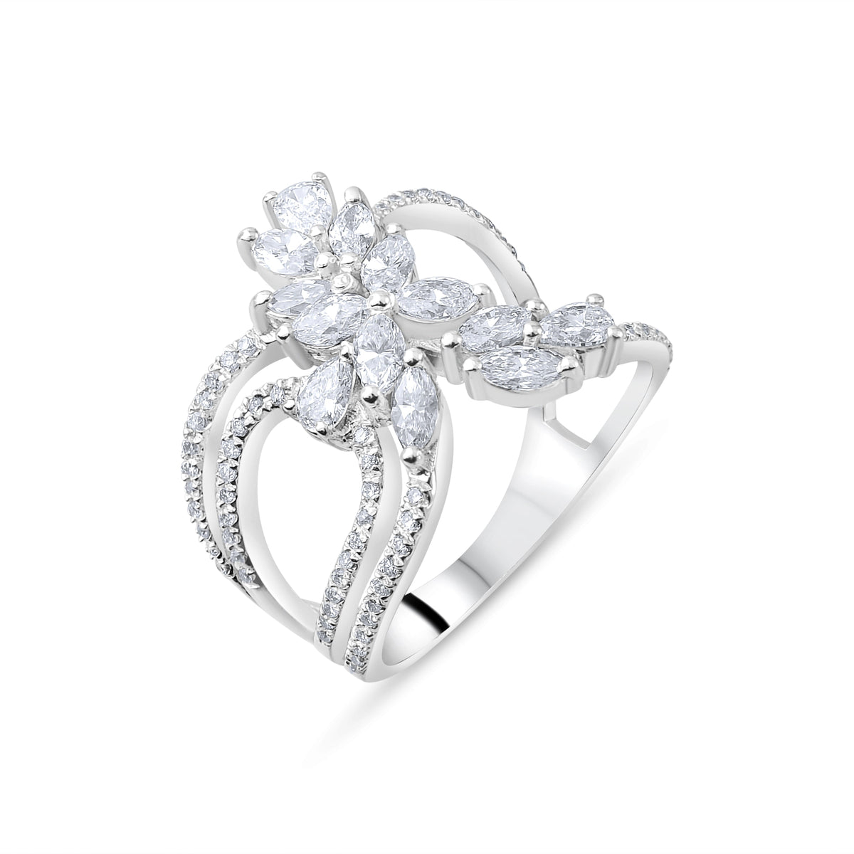 1.28 Carat Natural Diamond Ring – Elegant Fine Jewelry Design - Gold Stone Diamond