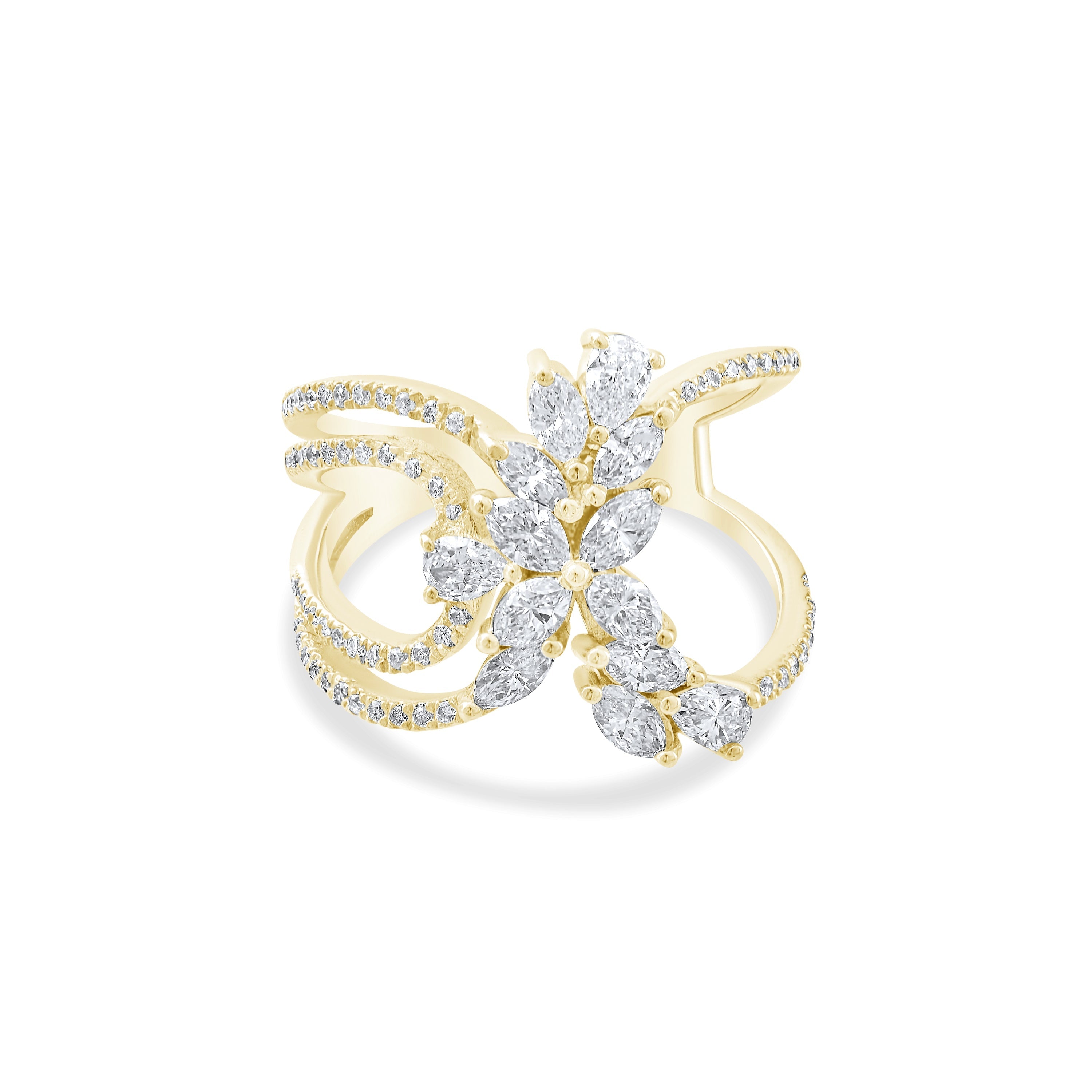 1.28 Carat Natural Diamond Ring – Elegant Fine Jewelry Design - Gold Stone Diamond