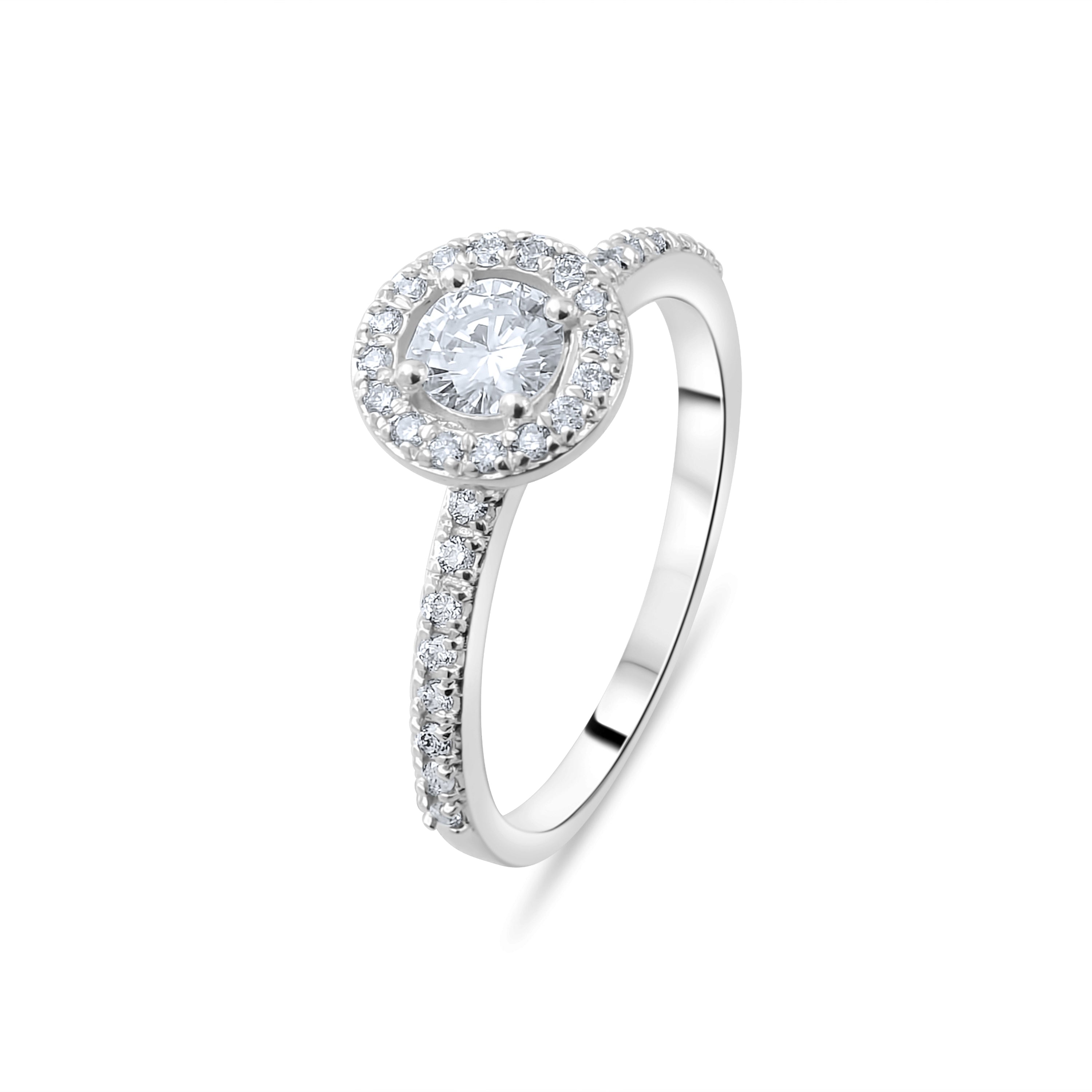 0.53 Carat Natural Diamond Ring – Elegant Fine Jewelry Design - Gold Stone Diamond