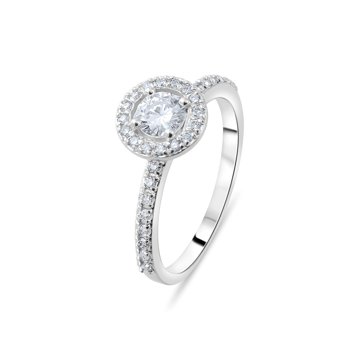 0.53 Carat Natural Diamond Ring – Elegant Fine Jewelry Design - Gold Stone Diamond