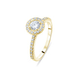 0.53 Carat Natural Diamond Ring – Elegant Fine Jewelry Design - Gold Stone Diamond