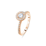 0.53 Carat Natural Diamond Ring – Elegant Fine Jewelry Design - Gold Stone Diamond