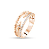 0.14 Carat Natural Diamond Ring – Elegant Fine Jewelry Design - Gold Stone Diamond