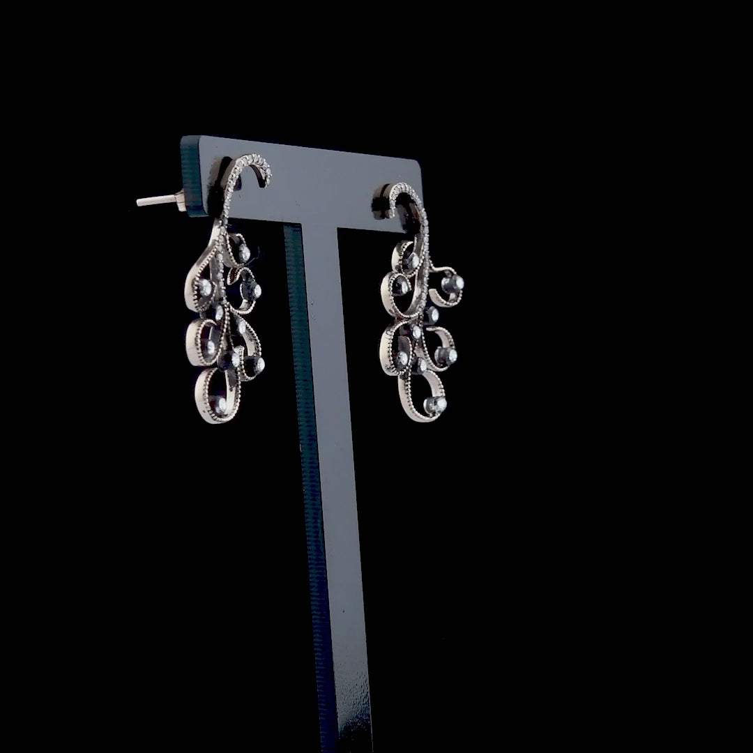 2.6 Carat Natural Diamond Earrings – Elegant Fine Jewelry Design