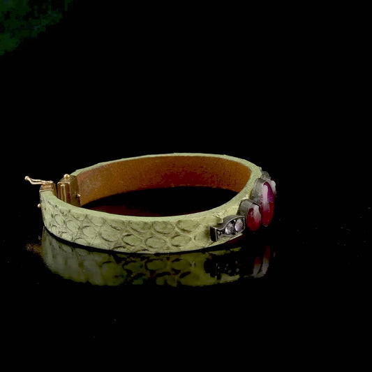 13.05 Carat Natural Ruby Bracelet – Custom Fine Jewelry Design
