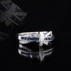 0.63 Carat Natural Diamond and Sapphire Ring – Fine Jewelry Design