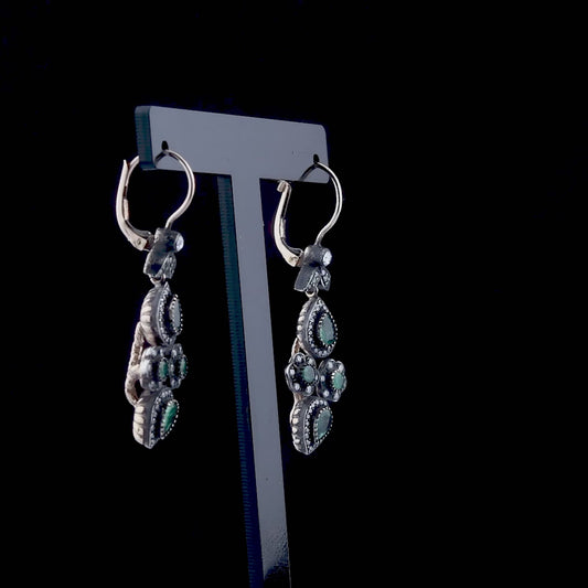 6 Carat Natural Diamond and Emerald Earrings – Fine Jewelry Design