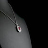 4.18 Carat Natural Diamond and Ruby Necklace – Fine Jewelry Design