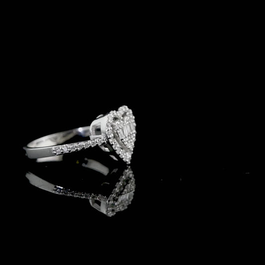 0.23 Carat Natural Baguette Diamond Ring – Fine Jewelry Design Style