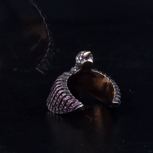 4.3 Carat Natural Diamond and Ruby Ring – Elegant Fine Jewelry Design