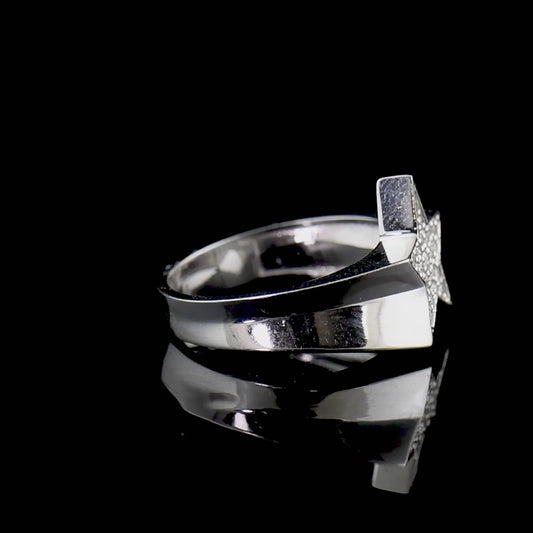 0.13 Carat Natural Diamond Ring – Fine Jewelry Design