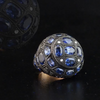 7.10 Carat Natural Diamond and Sapphire Ring – Fine Jewelry Design