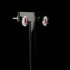 6.02 Carat Natural Diamond and Ruby Earrings – Fine Jewelry Design