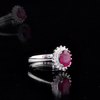 1.01 Carat Natural Diamond and Ruby Ring – Fine Jewelry Design