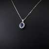 2.6 Carat Natural Diamond and Sapphire Necklace – Fine Jewelry Design