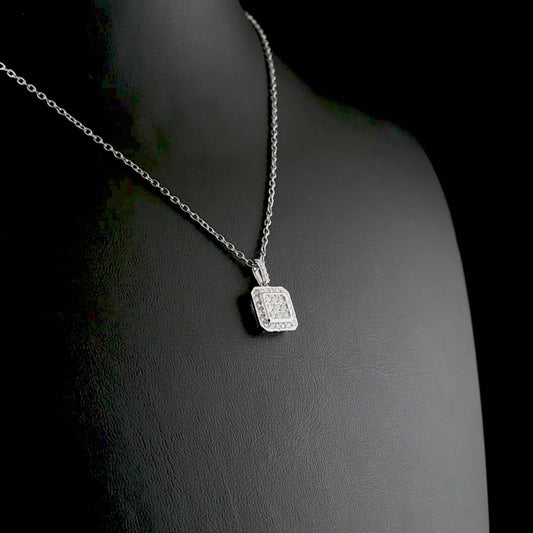 0.56 Carat Natural Diamond Necklace – Elegant Fine Jewelry Design