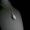 4.50 Carat Natural Diamond and Blue Topaz Necklace – Fine Jewelry Design