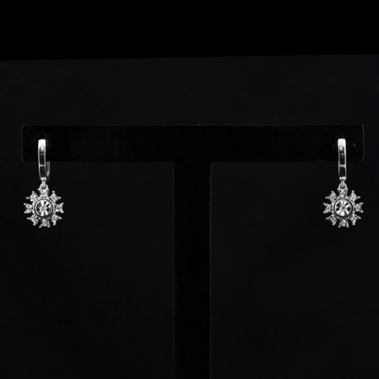 0.10 Carat Natural Diamond Earrings – Elegant Fine Jewelry Design