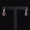 5.65 Carat Natural Diamond and Ruby Earrings – Fine Jewelry Design
