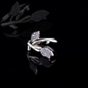 0.26 Carat Natural Diamond Leaf Figure Ring – Fine Jewelry Design
