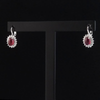 3.15 Carat Natural Diamond and Ruby Earrings – Fine Jewelry Design