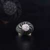 5.20 Carat Natural Diamond and Emerald Ring – Fine Jewelry Design