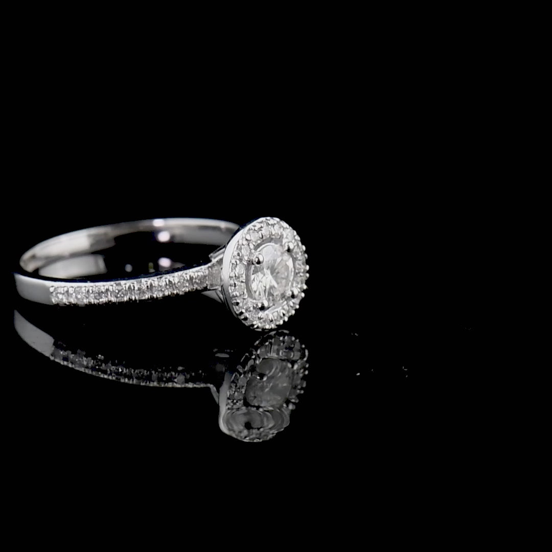 0.60 Carat Natural Diamond Ring – Elegant Fine Jewelry Design