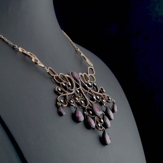 8.34 Carat Natural Diamond and Ruby Necklace – Fine Jewelry Design