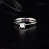 0.12 Carat Natural Diamond Solitaire Ring – Fine Jewelry Design