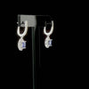 2.43 Carat Natural Diamond and Sapphire Earrings – Fine Jewelry Design