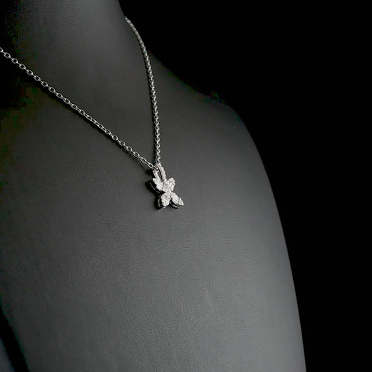 0.30 Carat Baguette Diamond Necklace – Elegant Fine Jewelry Design